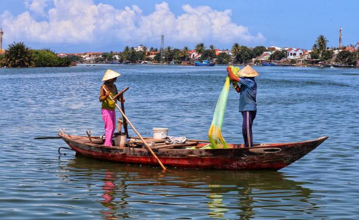 Rybaření na řece Mekong