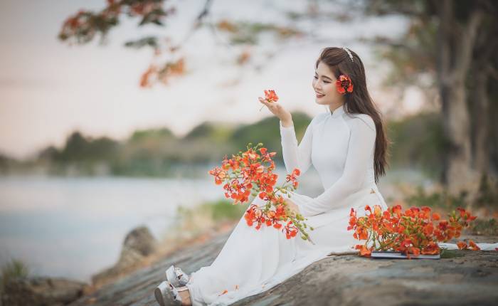 Vietnamský oděv Ao Dai